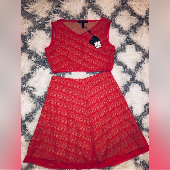 bcbg two piece dress